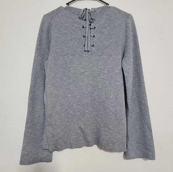 Madewell lace back pull over sweater - Picture 8 of 12